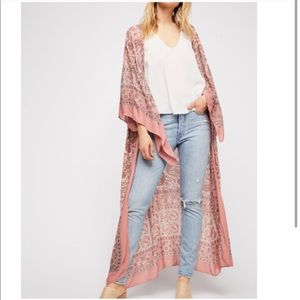 Free People Eternal Flame Maxi Kimono